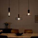 Modern Black Concrete Pendant Light