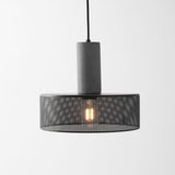 Modern Black Concrete Pendant Light
