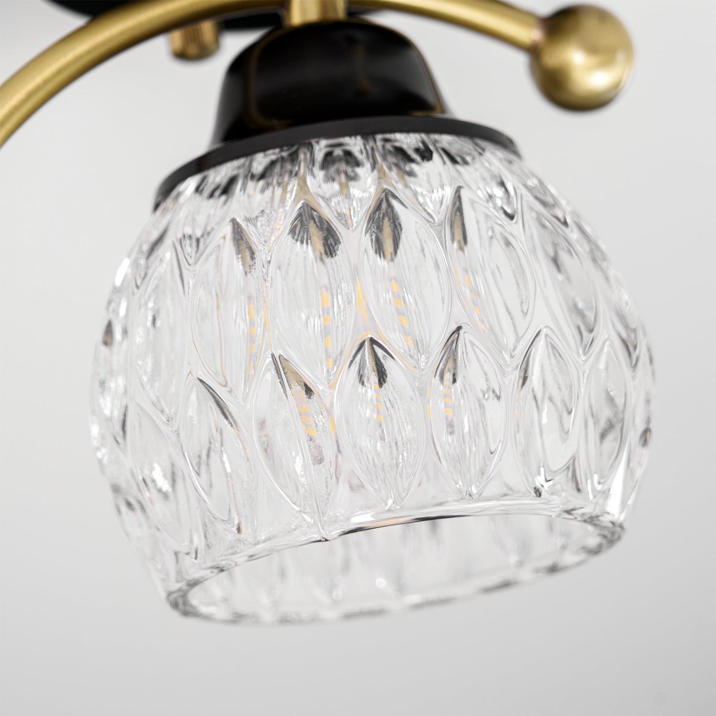 Serapha Crystal Bird Flush Light