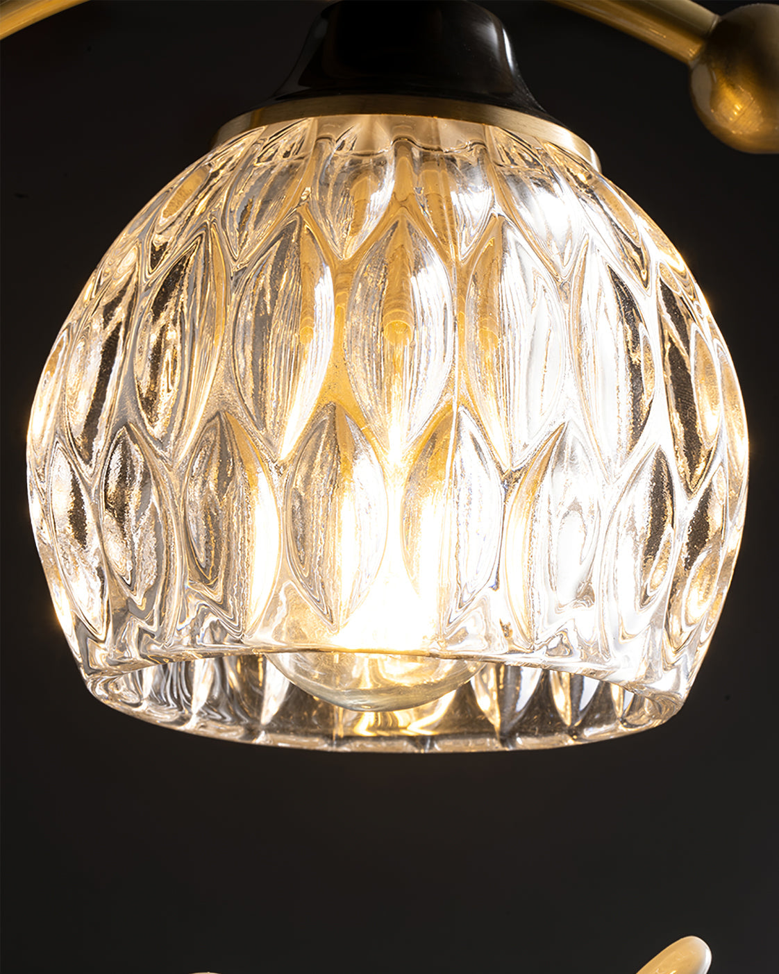 Serapha Crystal Bird Flush Light