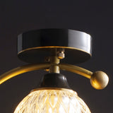 Bird Crystal Flush Light