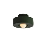 Nordic Ceramic Flush Mount Ceiling Light with Soft Illumination – Minimalist Design for Modern Interiors 10