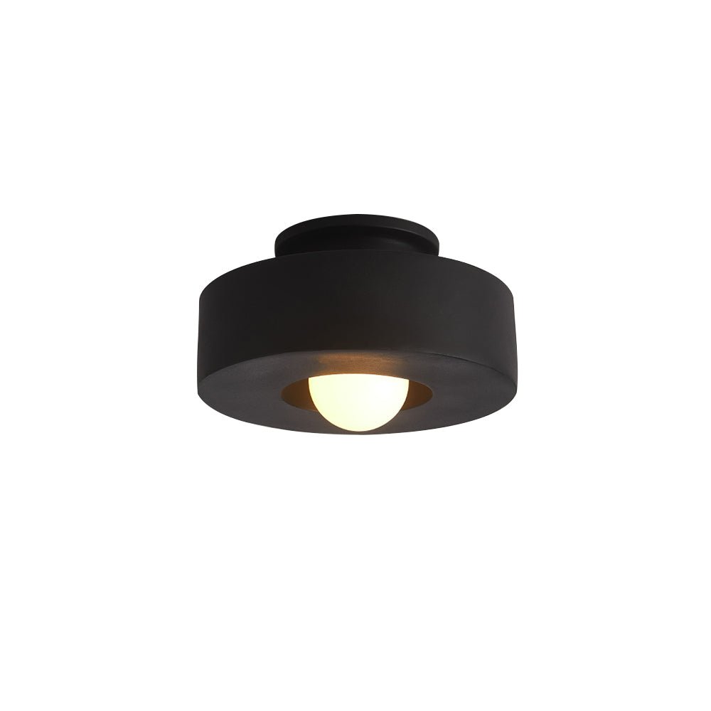Nordic Ceramic Flush Mount Ceiling Light with Soft Illumination – Minimalist Design for Modern Interiors 11