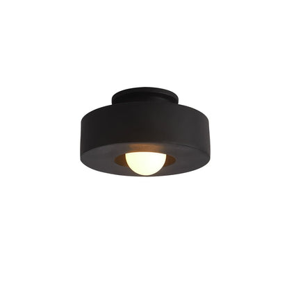 Nordic Ceramic Flush Mount Ceiling Light with Soft Illumination – Minimalist Design for Modern Interiors 11