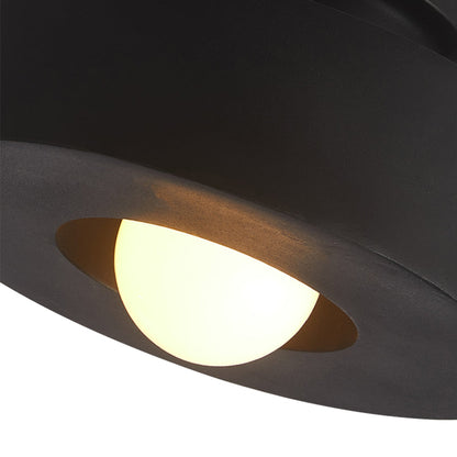 Nordic Ceramic Flush Mount Ceiling Light with Soft Illumination – Minimalist Design for Modern Interiors 12
