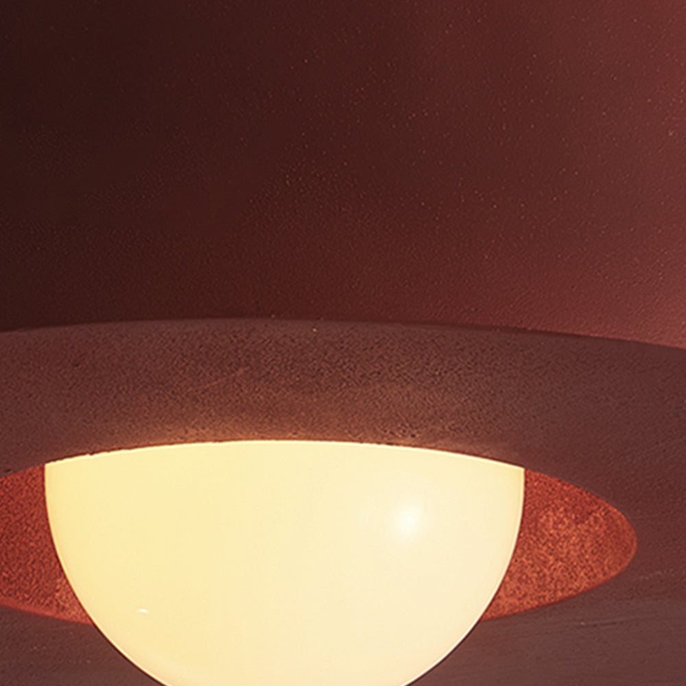 Nordic Ceramic Flush Mount Ceiling Light with Soft Illumination – Minimalist Design for Modern Interiors 13