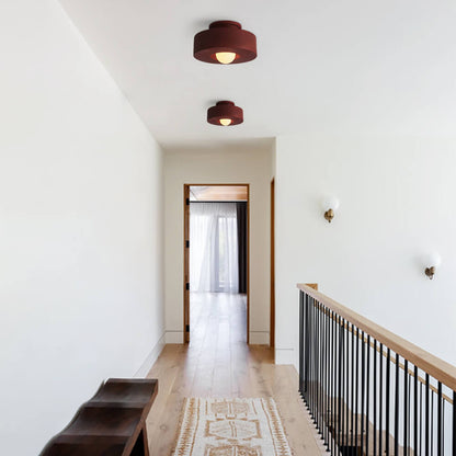 Nordic Ceramic Flush Mount Ceiling Light with Soft Illumination – Minimalist Design for Modern Interiors 6