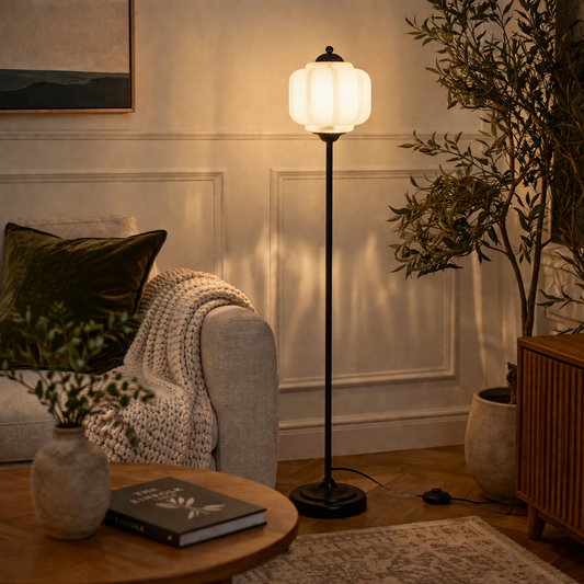 Eloise Pumpkin Floor Lamp