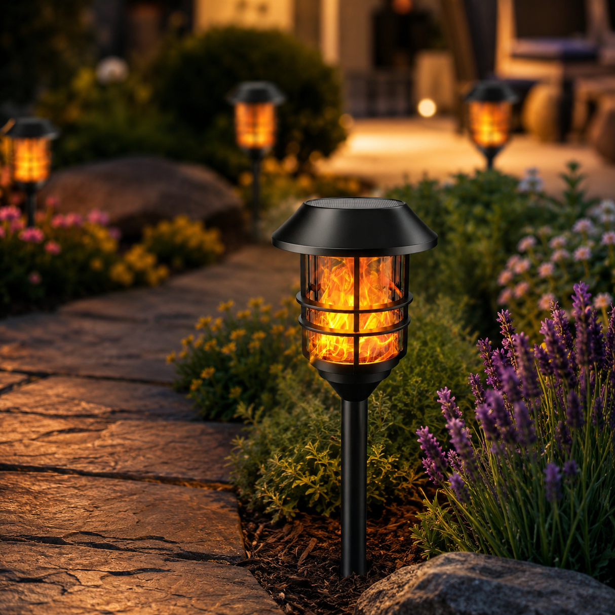 Lumira Solar LED Pathway Torch