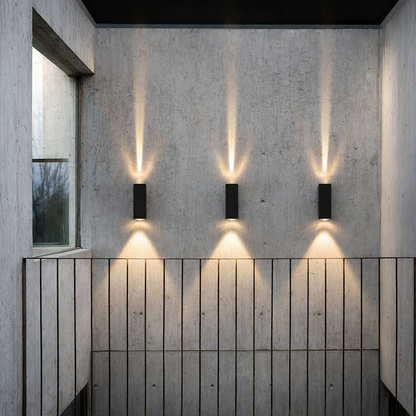 Outdoor Light Fixtures – Waterproof Spotlight Lamp with Dual Illumination – Modern Design for Enhanced Exterior Ambiance 2