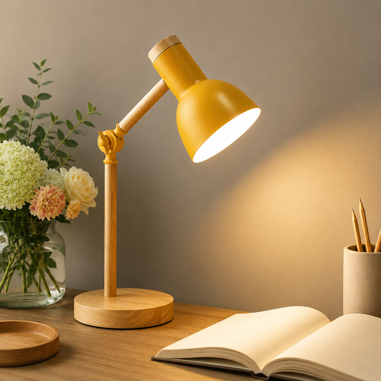 LumoWood Desk Lamp