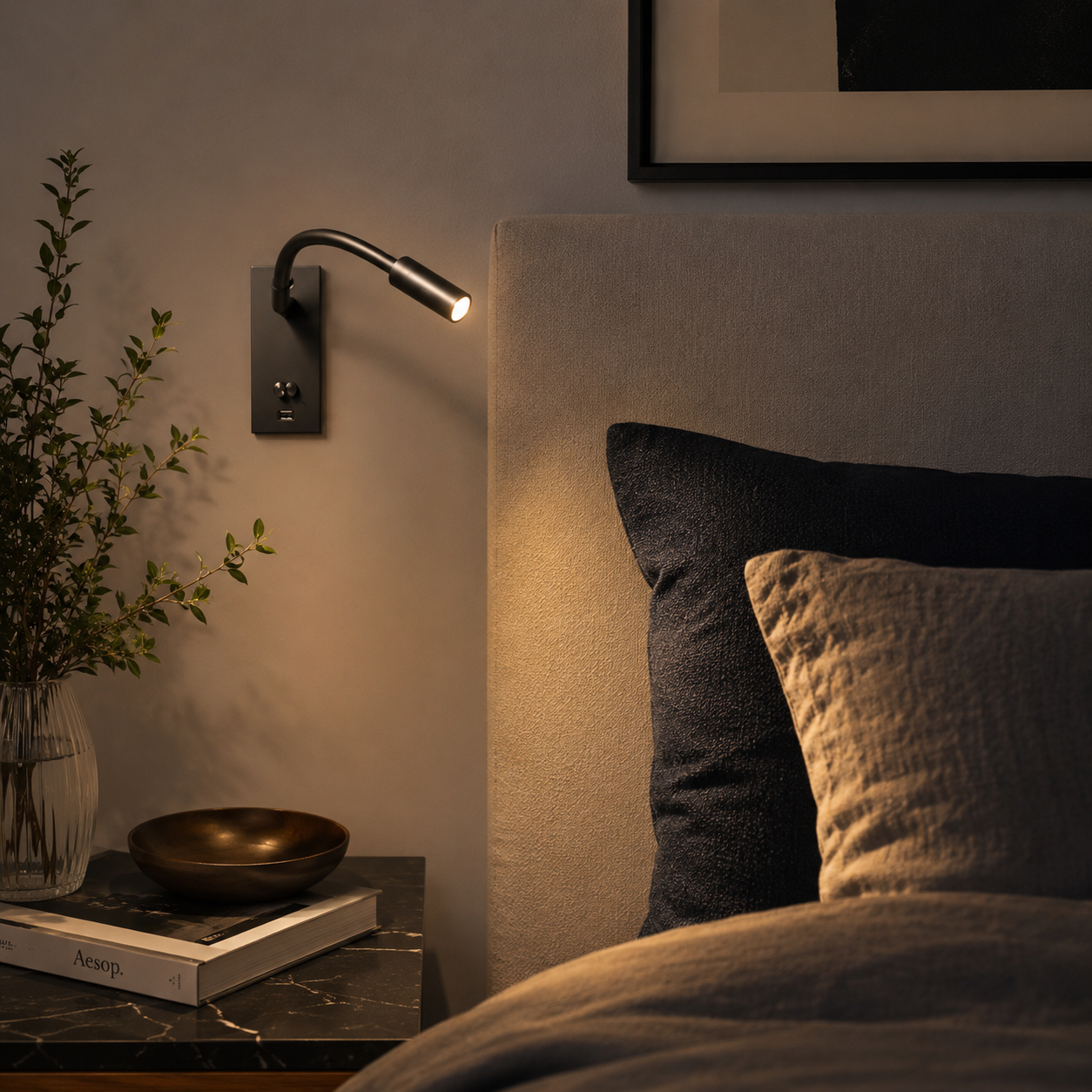 Navo Adjustable Wall Spotlight