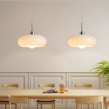 ClaraLume | LED Pendant Light with Textured Glass Shade – Elegant Illumination for Modern Spaces 3