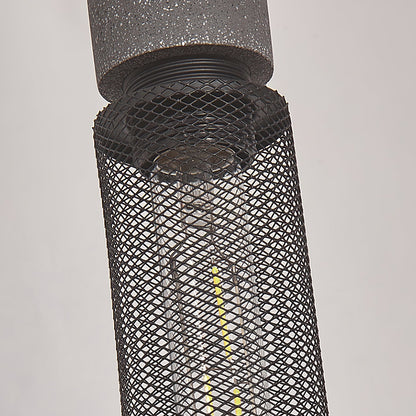 Elarion Mesh Pendant Black Concrete