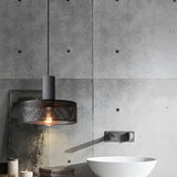 Modern Black Concrete Pendant Light