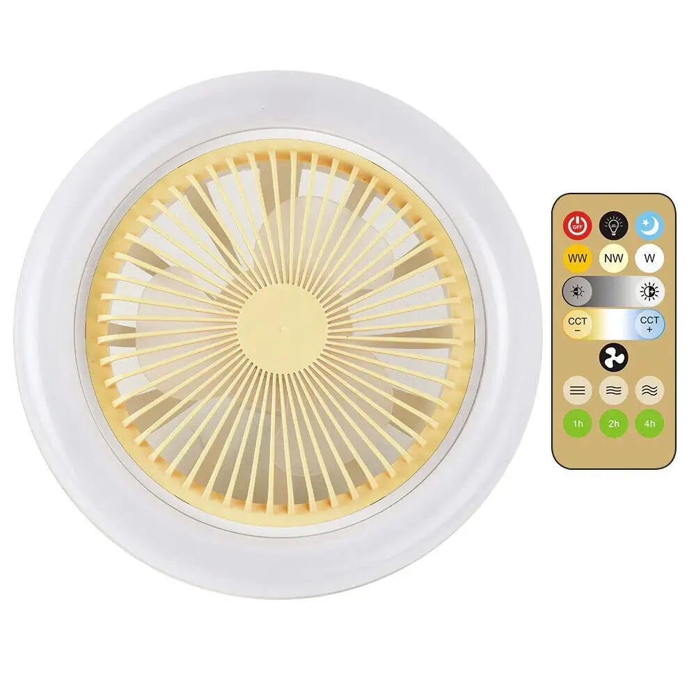 Elegant Modern Ceiling Fan Light with Dimmable LED & Remote Control for Comfortable Home Atmosphere 6
