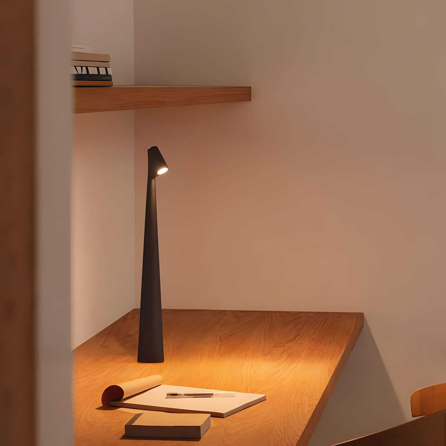 LunaSlim Wireless LED Table Lamp - Dimmable Design with Long Battery Life for Home & Office 2