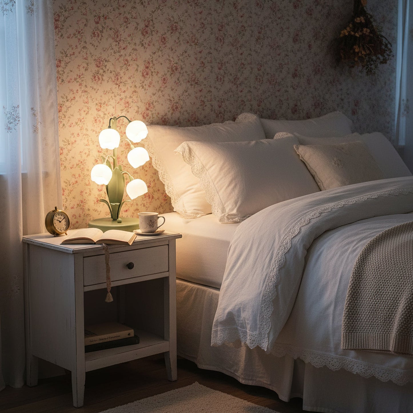 Virelle Tulip Flower Table LED Lamp
