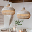 Artisan Woven Rattan Pendant Light with Softened Structure - Elegant Kitchen Pendant Lighting for Warm Ambiance 3