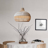 Artisan Woven Rattan Pendant Light with Softened Structure - Elegant Kitchen Pendant Lighting for Warm Ambiance 7