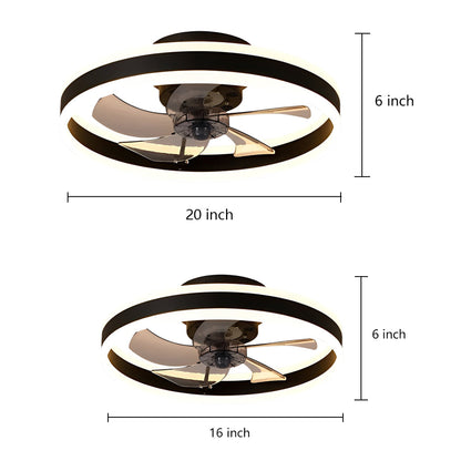 Cylindra Dimmable LED Ceiling Fan - Modern 41 cm Design with Light for Stylish Comfort 6