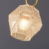 Geometric Glass Ceiling Light