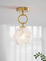 Geometric Glass Ceiling Light