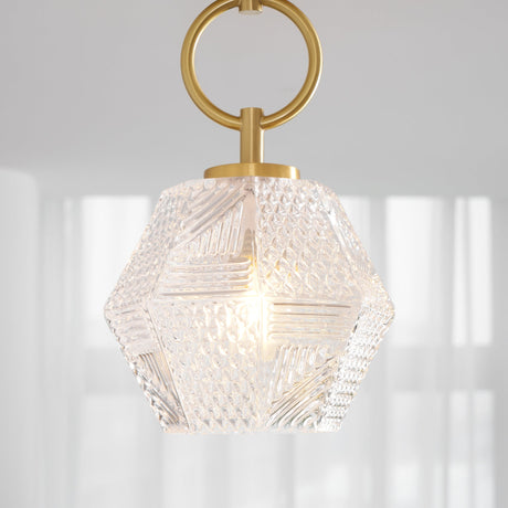 Geometric Glass Ceiling Light