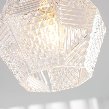 Auralis Geometric Glass Ceiling Light