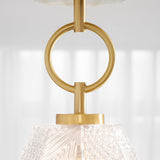 Geometric Glass Ceiling Light