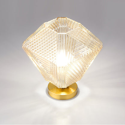 Auralis Geometric Glass Ceiling Light