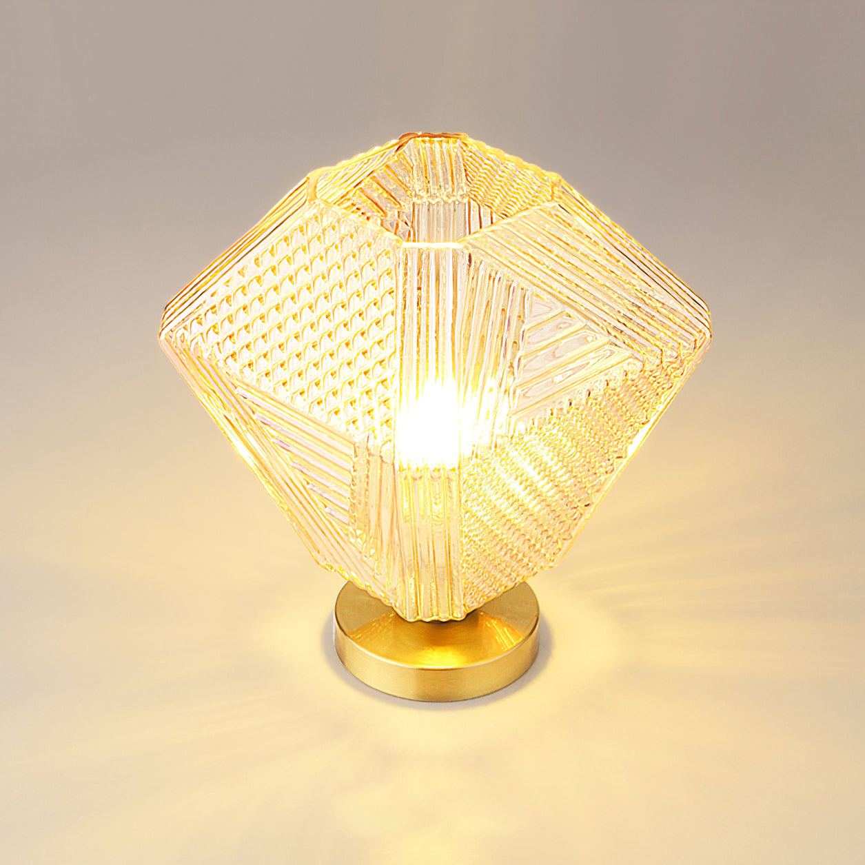 Auralis Geometric Glass Ceiling Light
