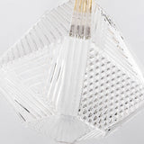 Geometric Glass Ceiling Light