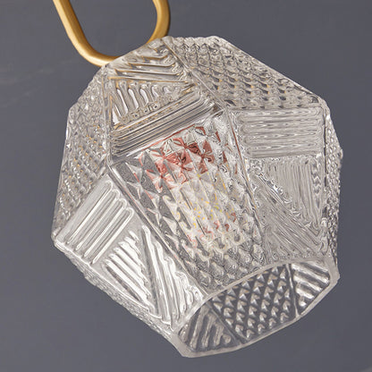 Auralis Geometric Glass Ceiling Light
