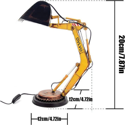 Creative LED Excavator Desk Lamp with Warm Lighting – Unique Industrial Accent for Playful Spaces 3