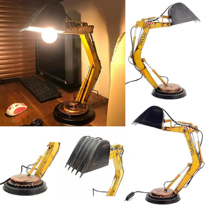 Creative LED Excavator Desk Lamp with Warm Lighting – Unique Industrial Accent for Playful Spaces 5