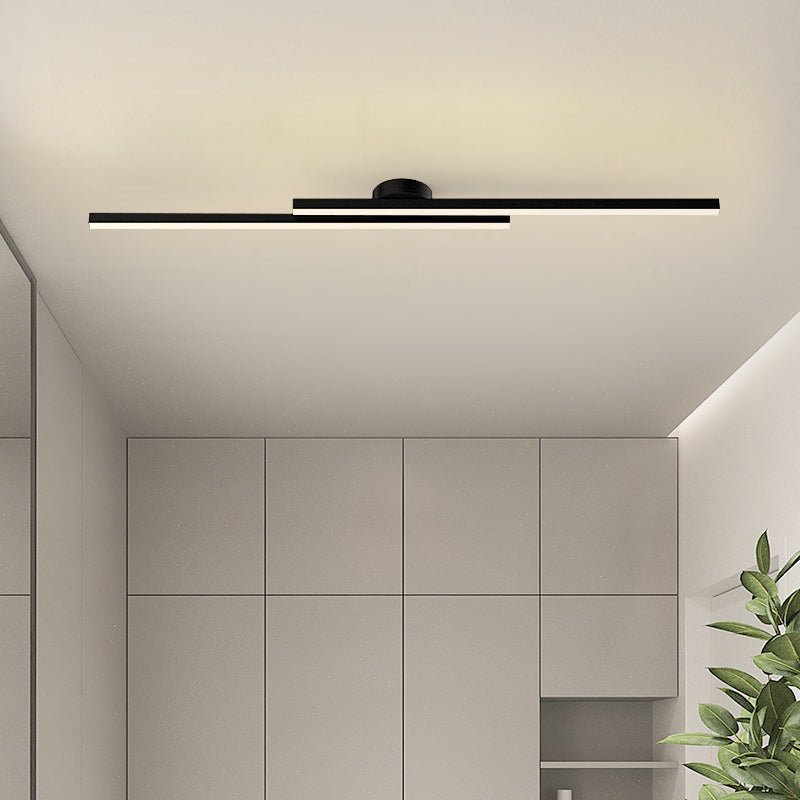 Modern LED Flush Mount Ceiling Light with Adjustable Color Temperature – Sleek Black Design for Versatile Illumination 2