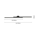 Modern LED Flush Mount Ceiling Light with Adjustable Color Temperature – Sleek Black Design for Versatile Illumination 5