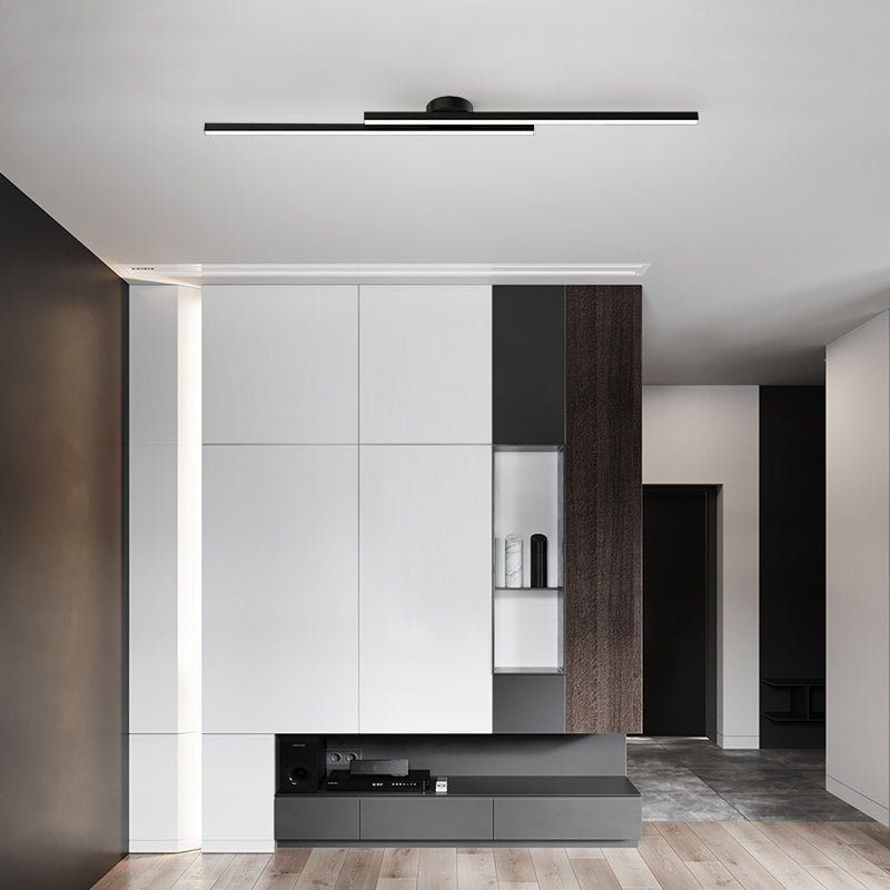 Modern LED Flush Mount Ceiling Light with Adjustable Color Temperature – Sleek Black Design for Versatile Illumination 8