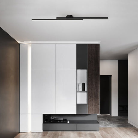 Modern LED Flush Mount Ceiling Light with Adjustable Color Temperature – Sleek Black Design for Versatile Illumination 8