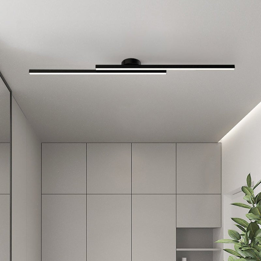 Modern LED Flush Mount Ceiling Light with Adjustable Color Temperature – Sleek Black Design for Versatile Illumination 9