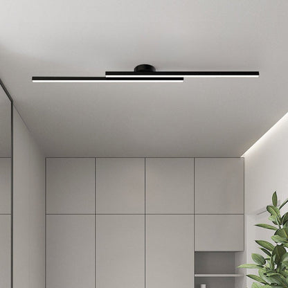 Modern LED Flush Mount Ceiling Light with Adjustable Color Temperature – Sleek Black Design for Versatile Illumination 9
