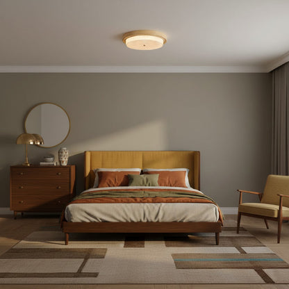 Velin Round Flush Ceiling Light
