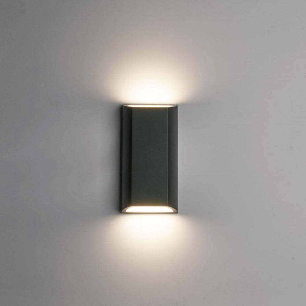 Modern Up & Down Outdoor Wall Light Fixture with Integrated LED – Weather-Resistant Design for Contemporary Spaces 8
