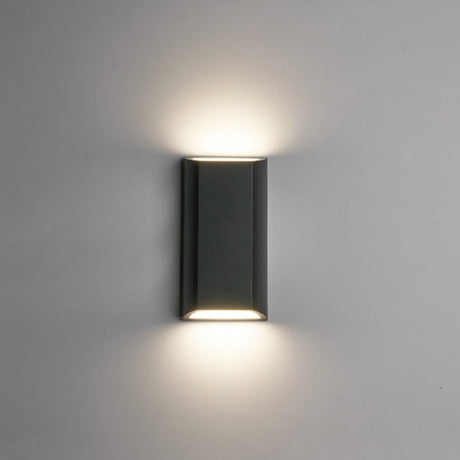 Modern Up & Down Outdoor Wall Light Fixture with Integrated LED – Weather-Resistant Design for Contemporary Spaces 8