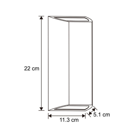 Modern Up & Down Outdoor Wall Light Fixture with Integrated LED – Weather-Resistant Design for Contemporary Spaces 11
