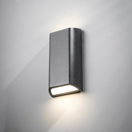 Modern Up & Down Outdoor Wall Light Fixture with Integrated LED – Weather-Resistant Design for Contemporary Spaces 3