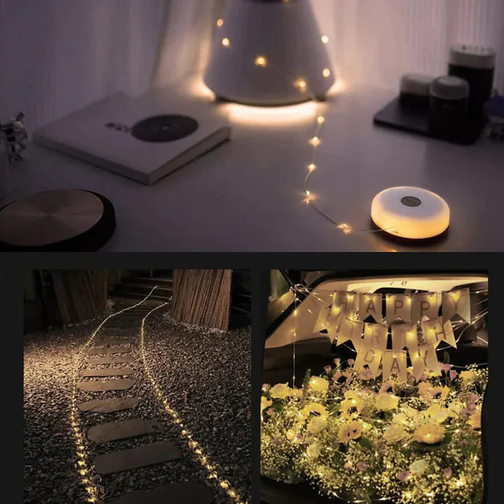 Portable LED Fairy Lights – Flexible Design with 100 LEDs for Enchanting Decor 1