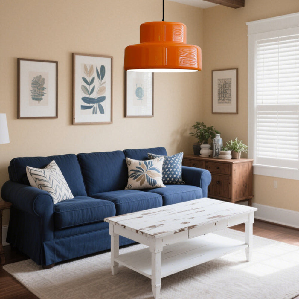 Fiorange – Vintage Pendant Light with Adjustable Cable & Warm White Glow – Stylish Kitchen Pendant Lighting for Modern Spaces 10