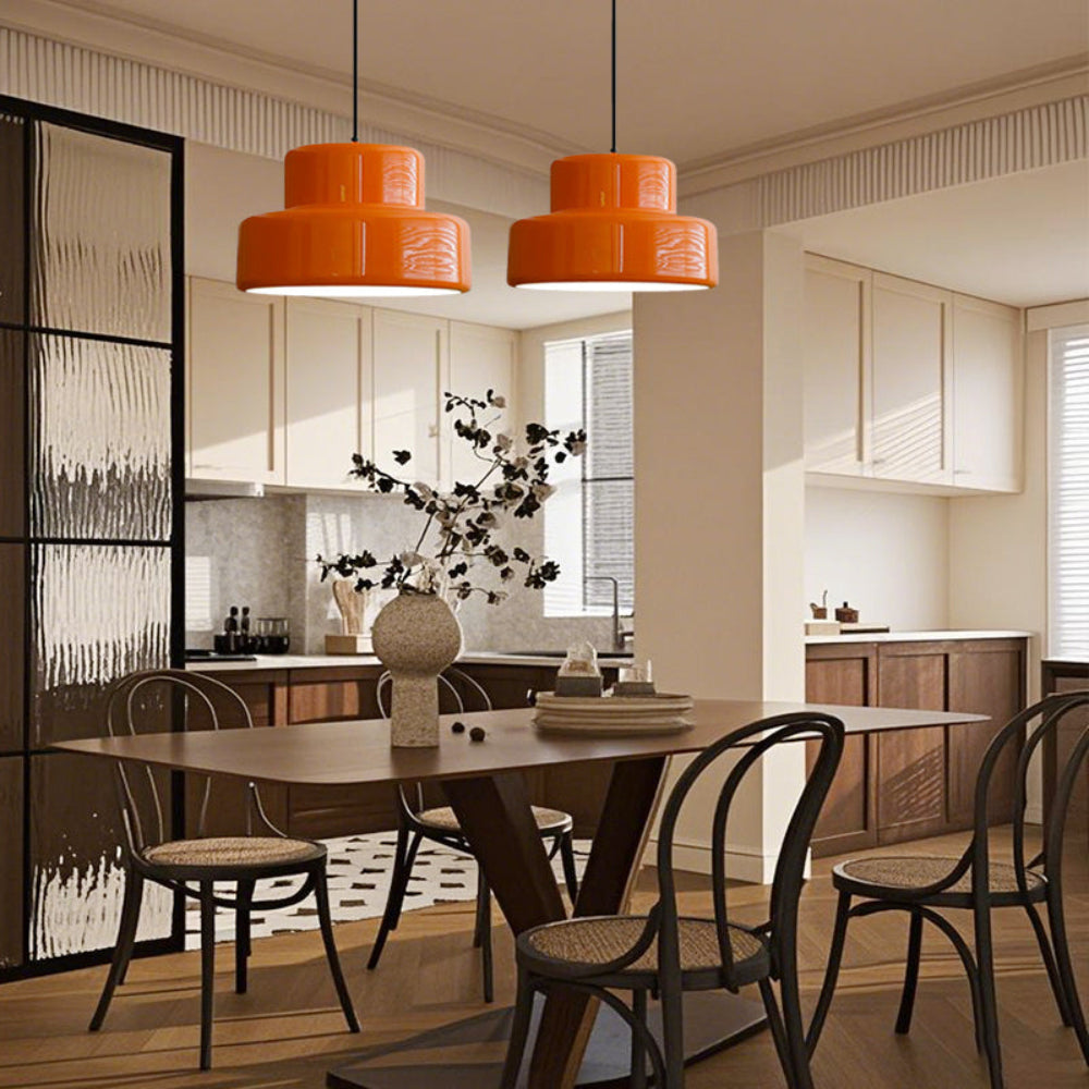 Fiorange – Vintage Pendant Light with Adjustable Cable & Warm White Glow – Stylish Kitchen Pendant Lighting for Modern Spaces 11